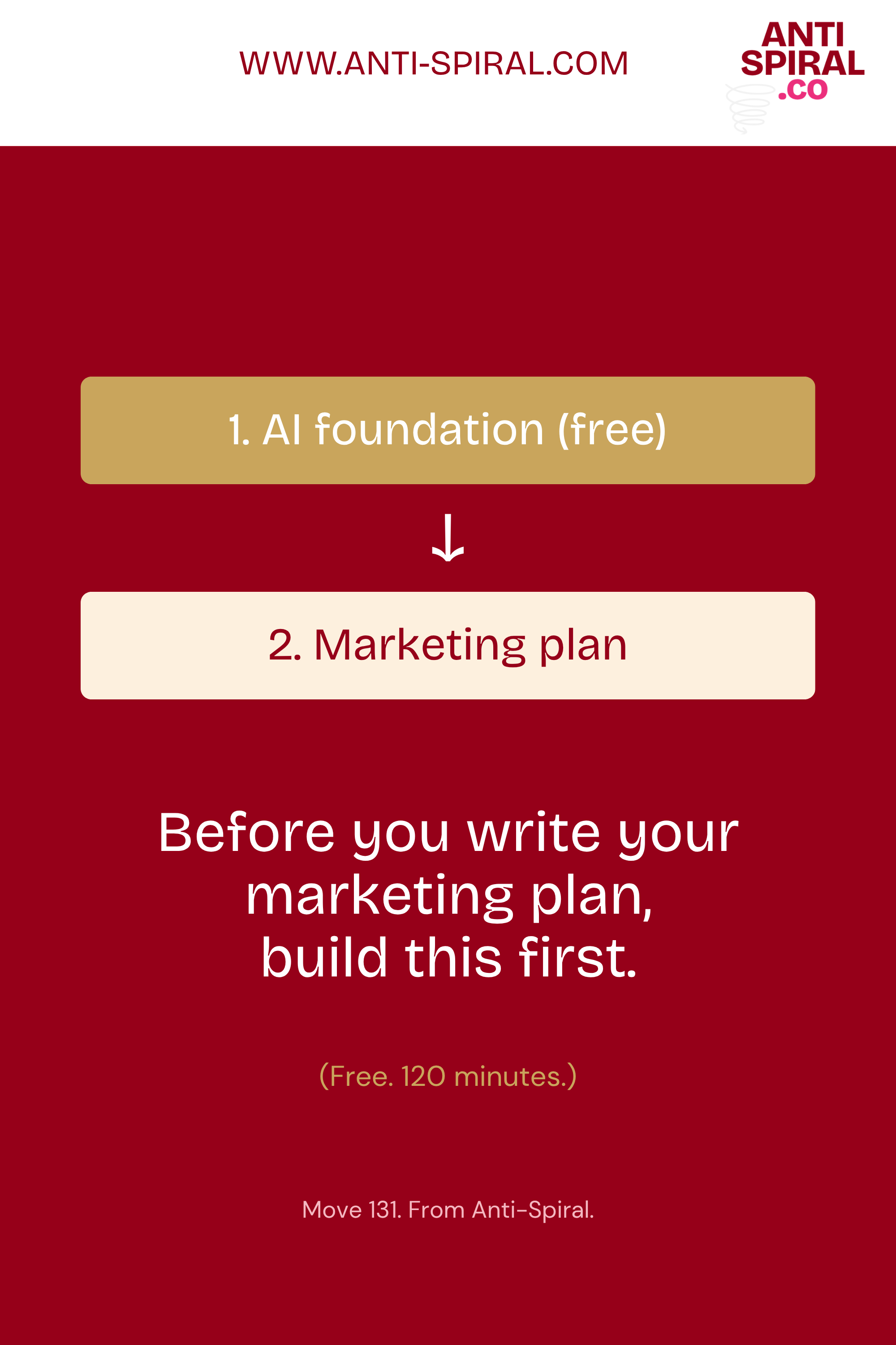 Before your small business marketing plan, build the AI foundation first, free.