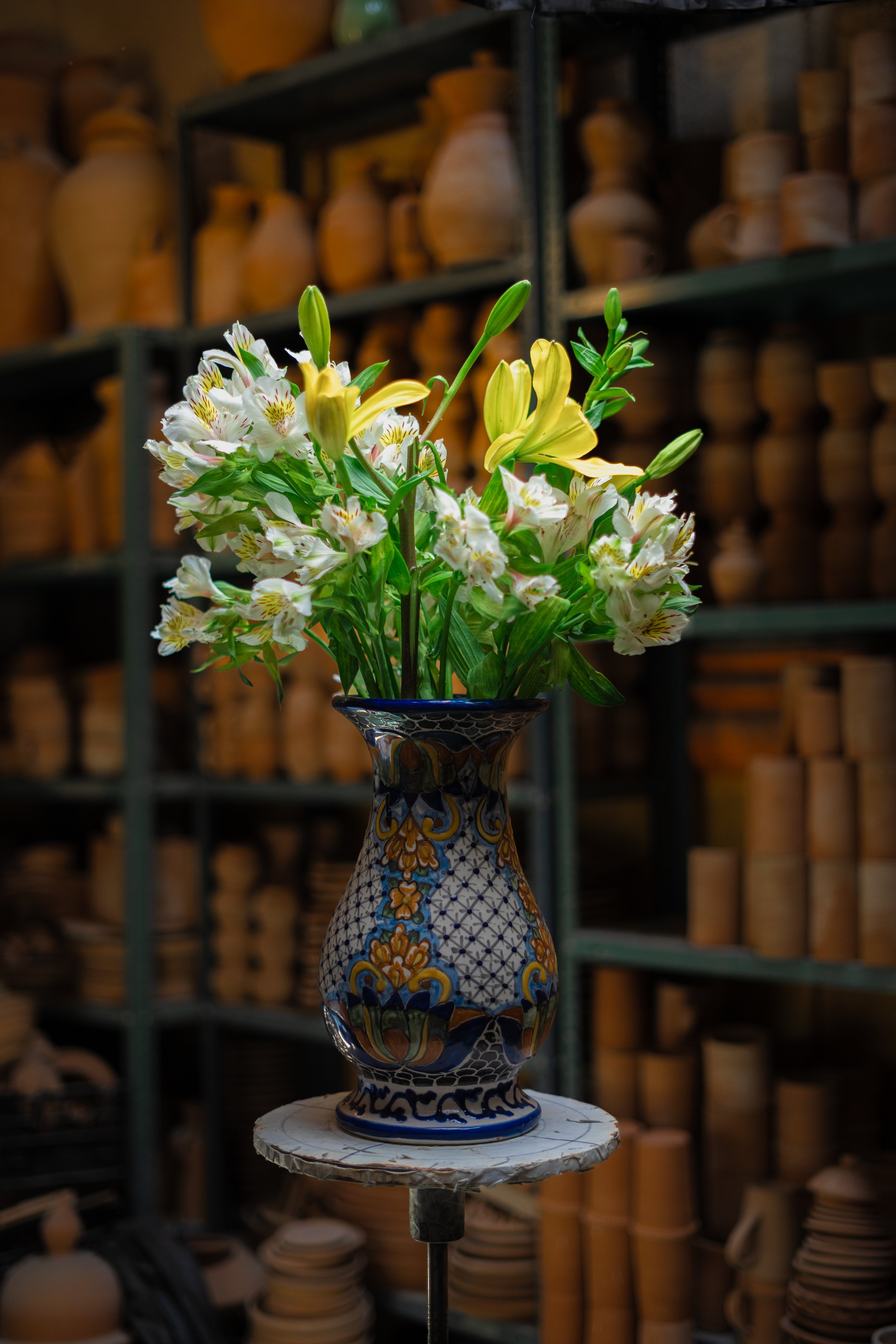 Florero de Talavera Certificada