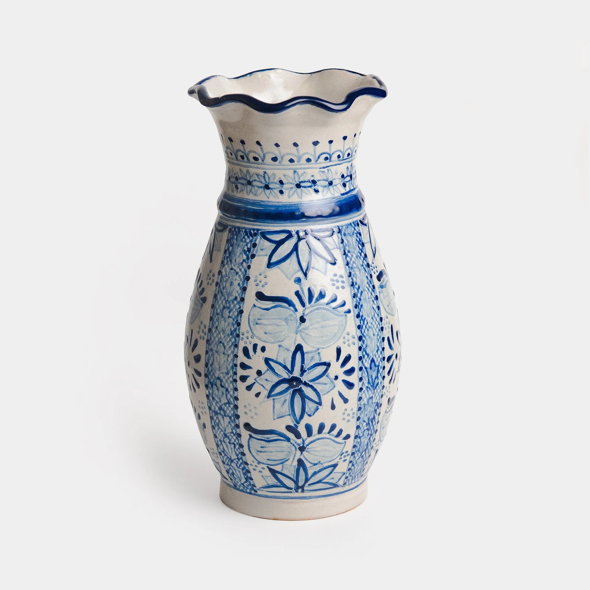 Floreros de talavera poblana