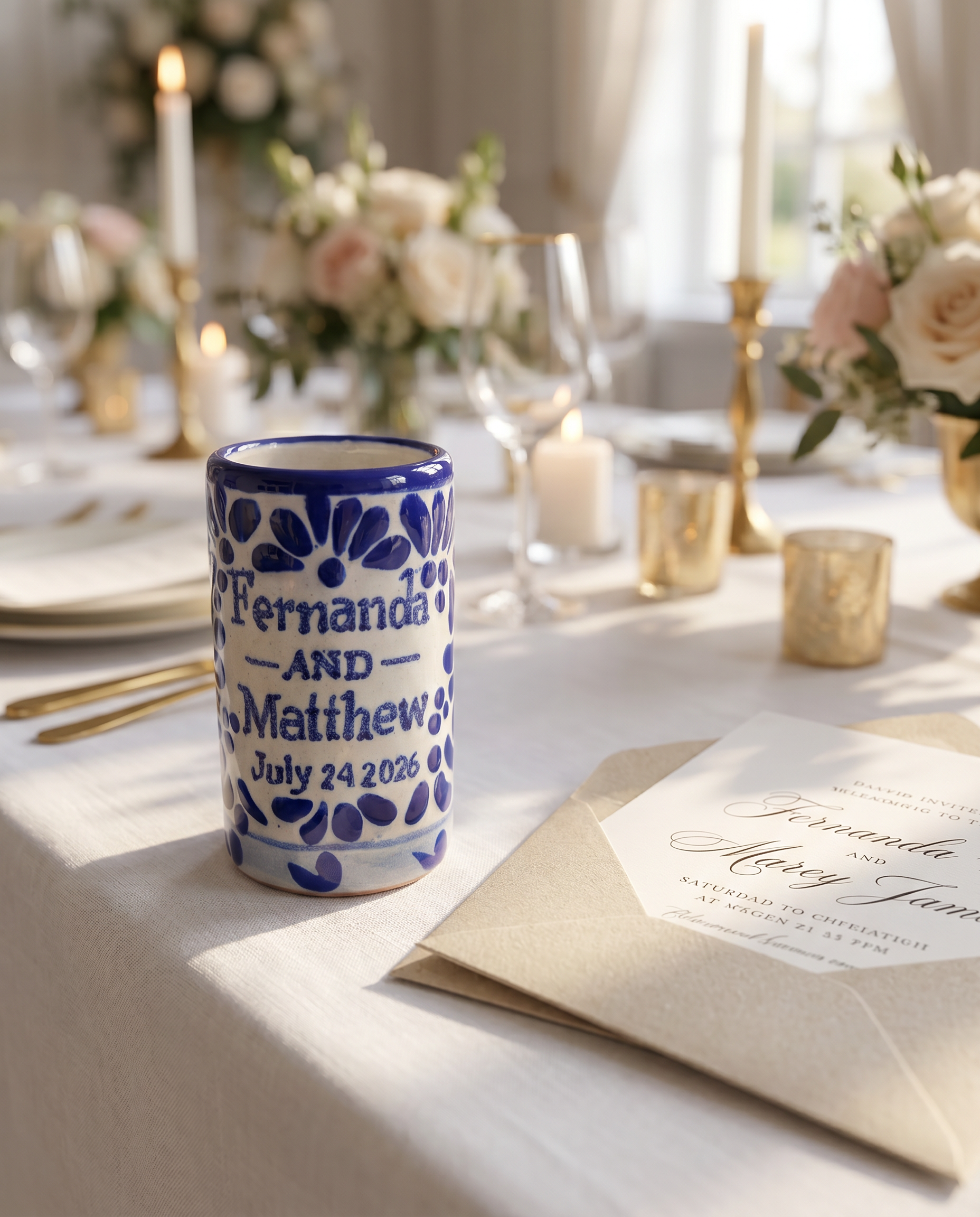 Vaso tequilero personalizado