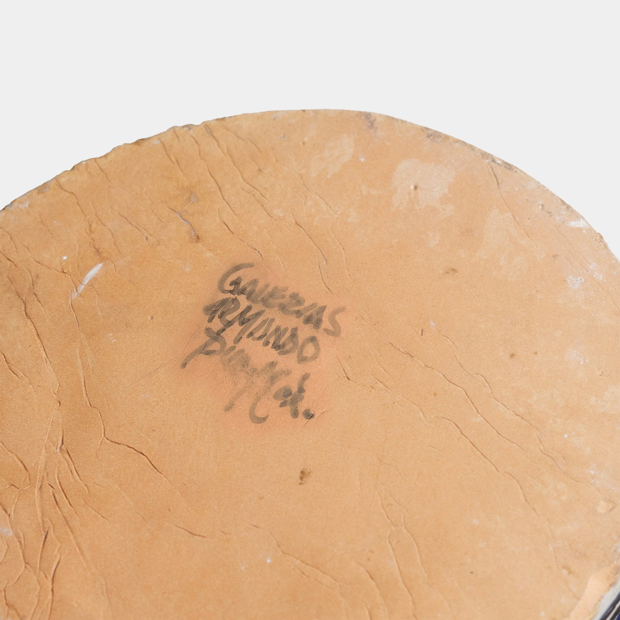 Firma de Galerías Armando, Florero alto estilo colonial tipo talavera, cerámica artesanal