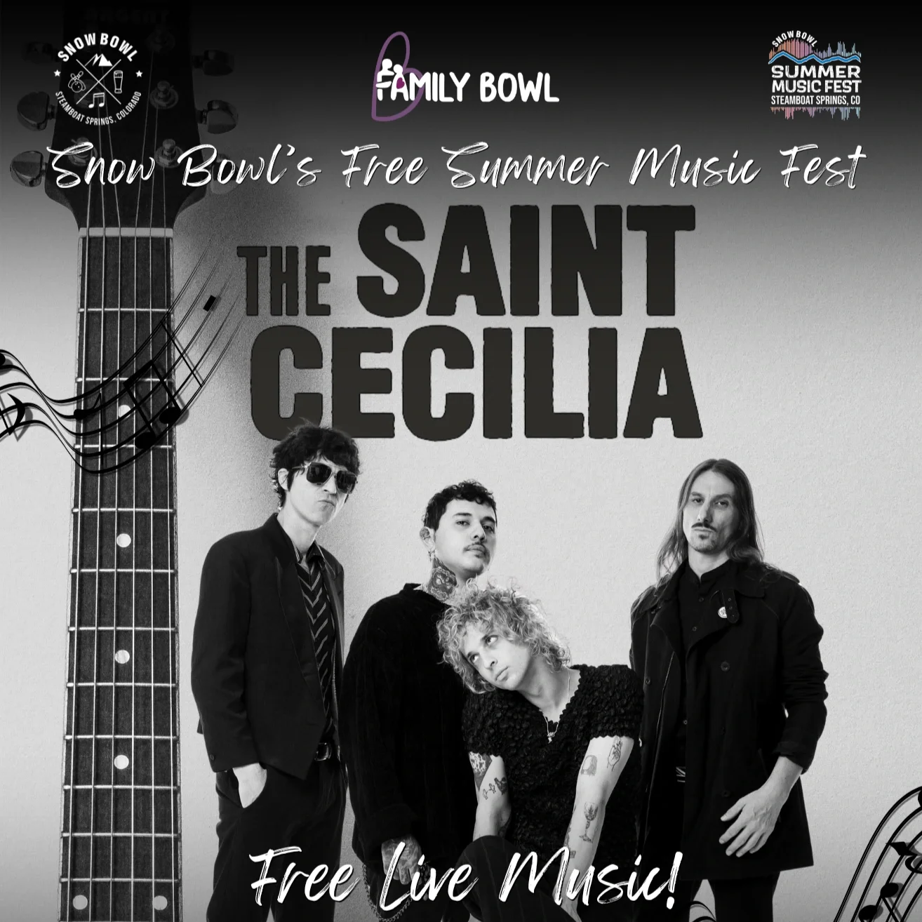 Snow Bowl’s Free Summer Music Fest: The Saint Cecelia