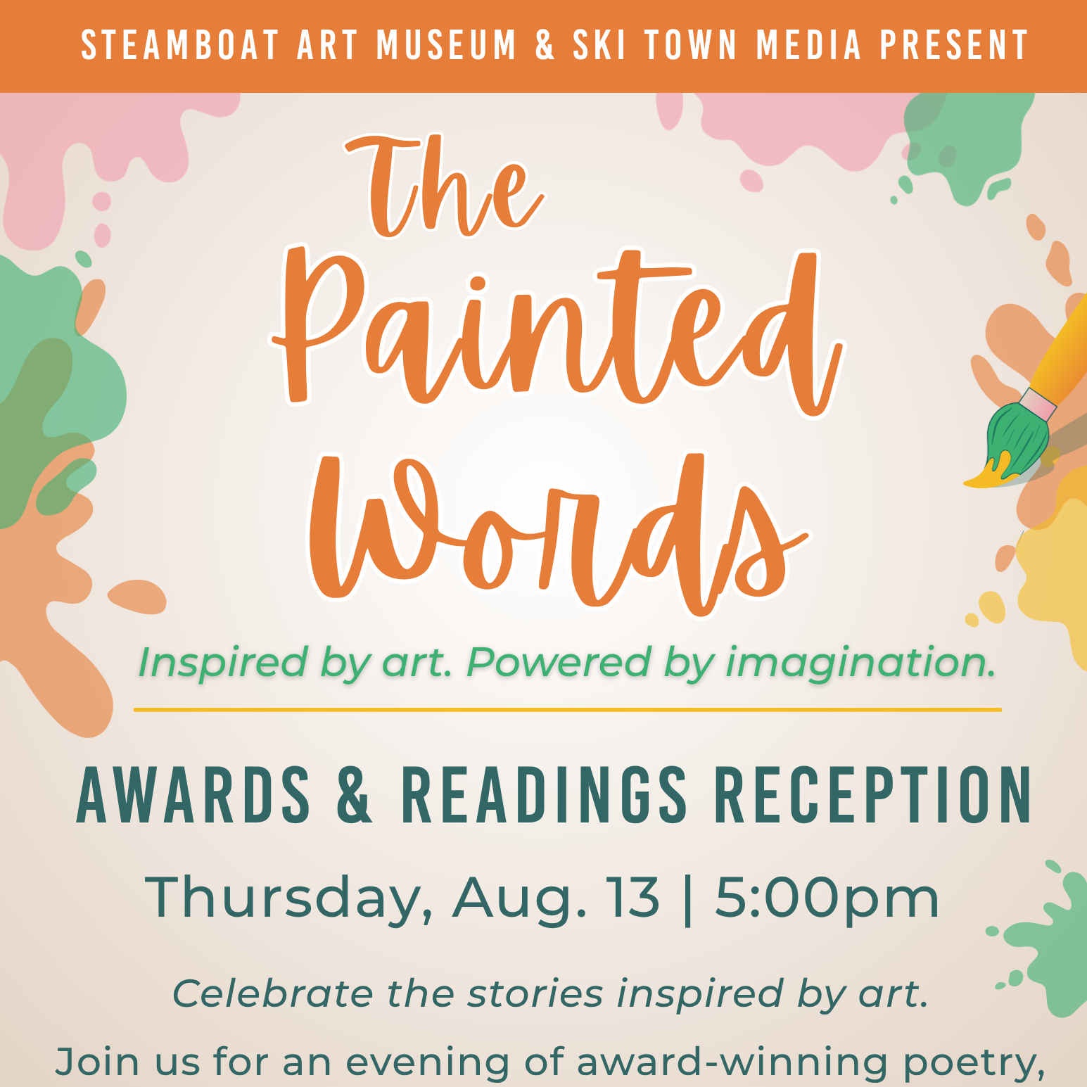 Celebrate the Power of Art and the Written Word at The Painted Words 2026