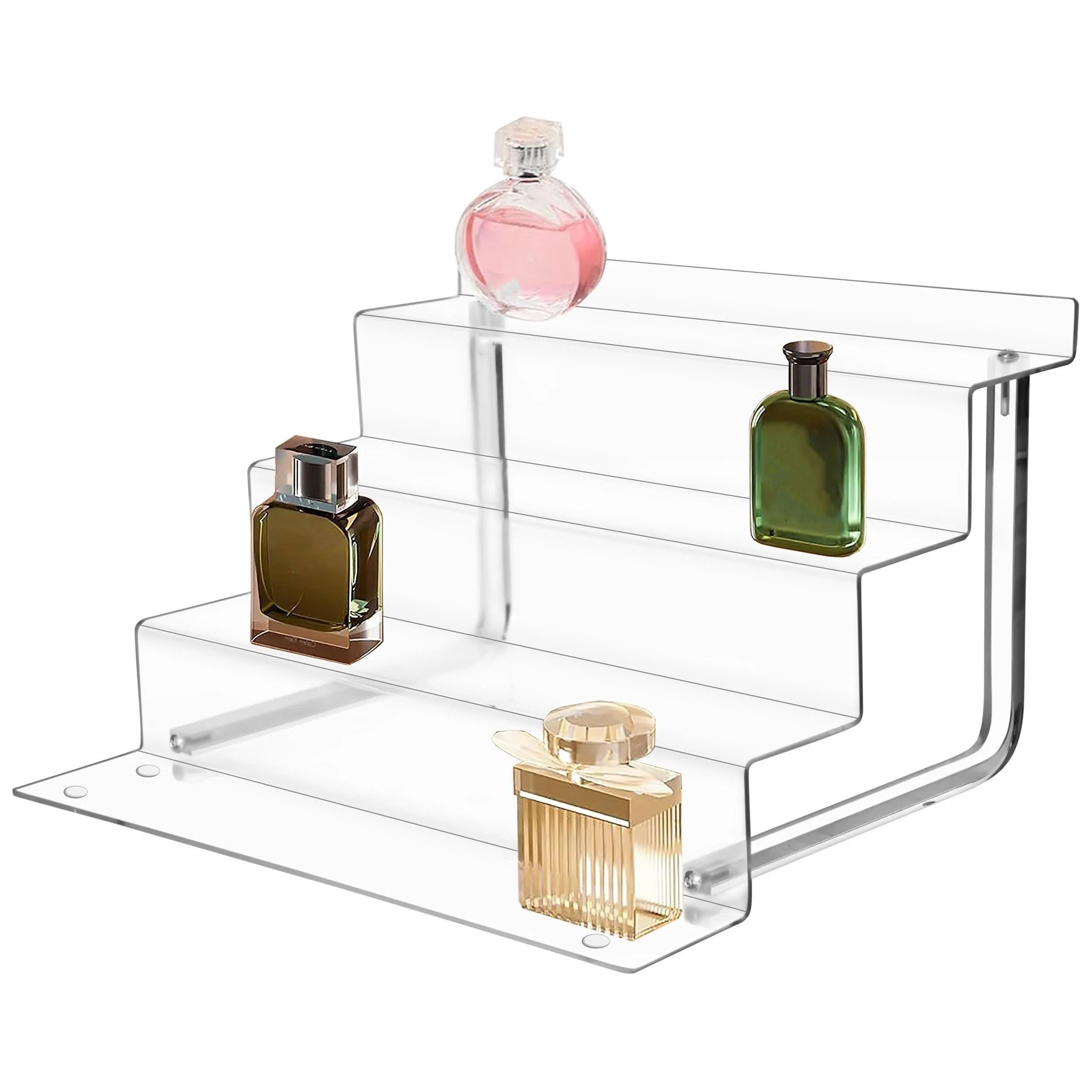 AMT 4 Tier Acrylic Riser Display Shelf, Display Riser