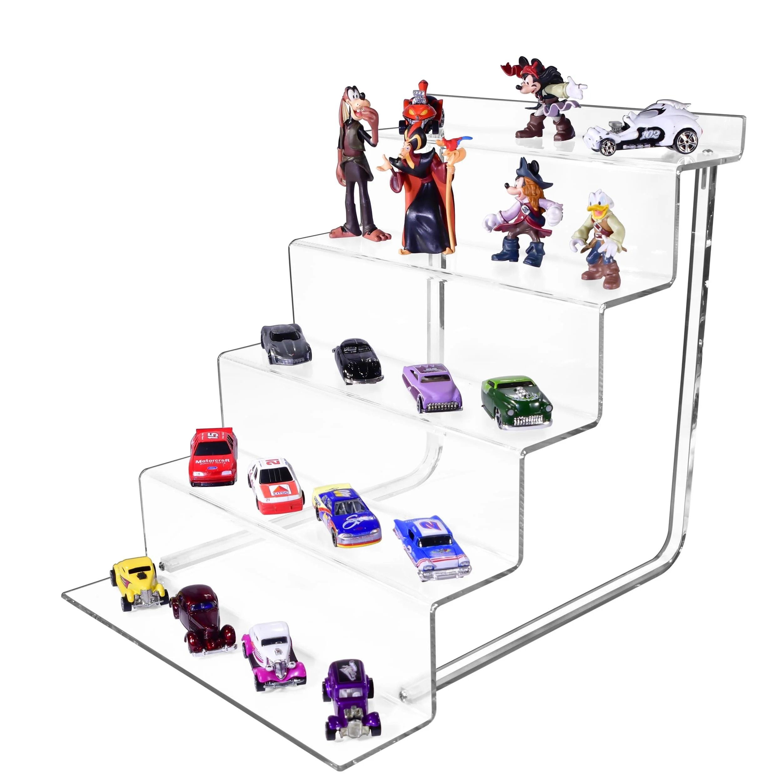 AMT 4 Tier Acrylic Riser Display Shelf, Display Riser