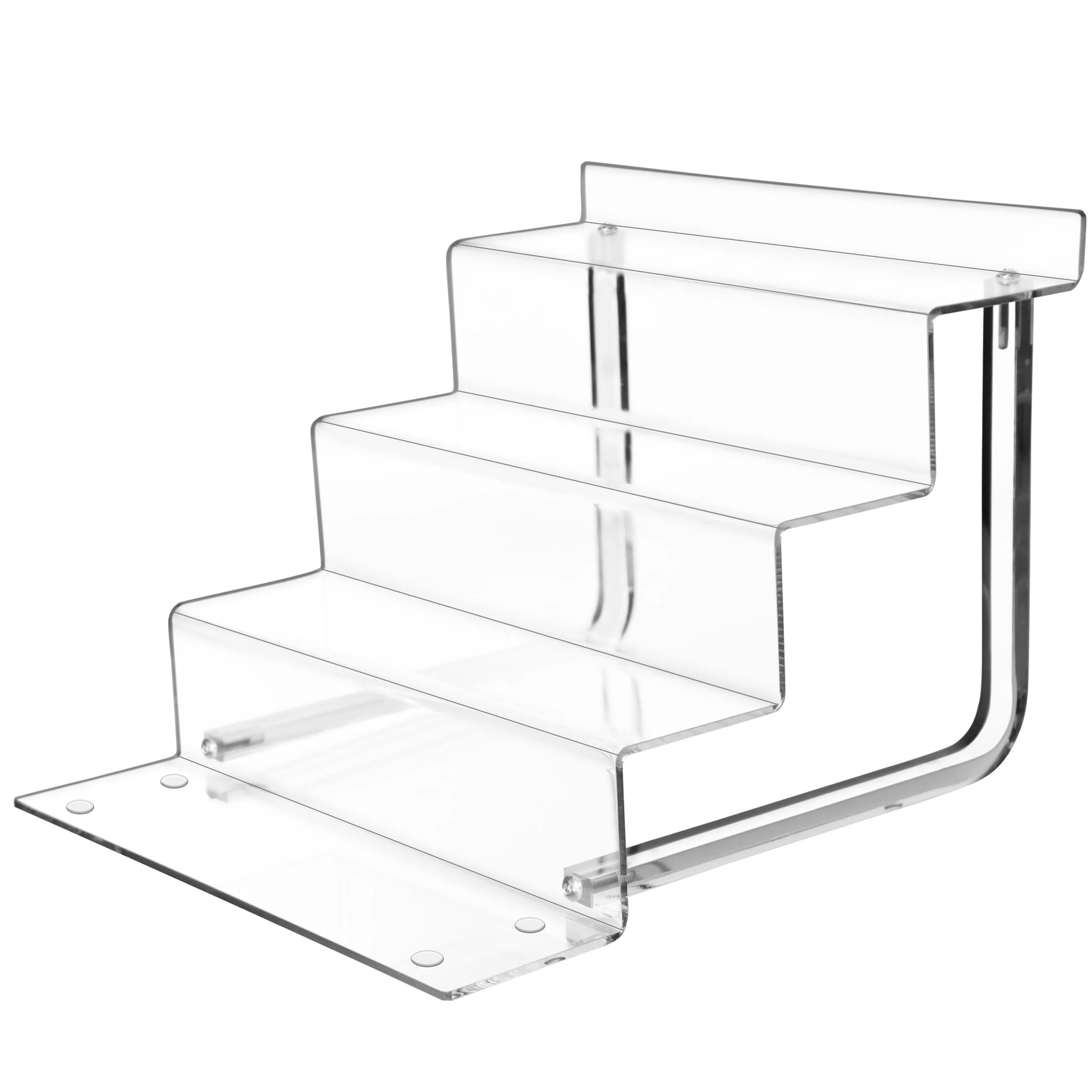 AMT 4 Tier Acrylic Riser Display Shelf, Display Riser