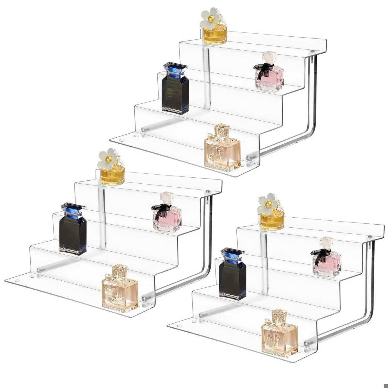 AMT 4 Tier Acrylic Riser Display Shelf, Display Riser