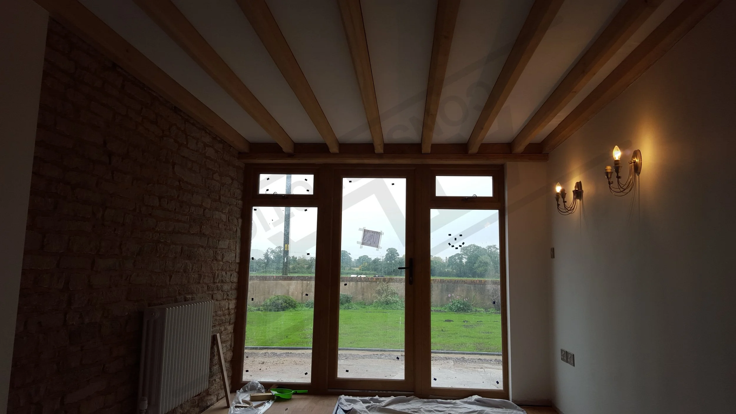 Oak ceiling joists