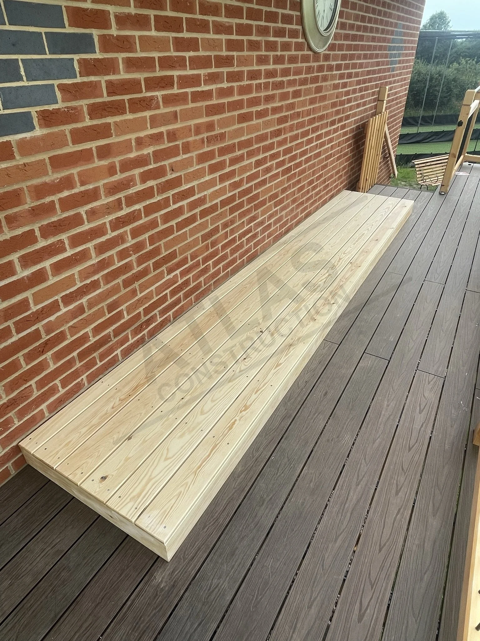 Raised platform for seating