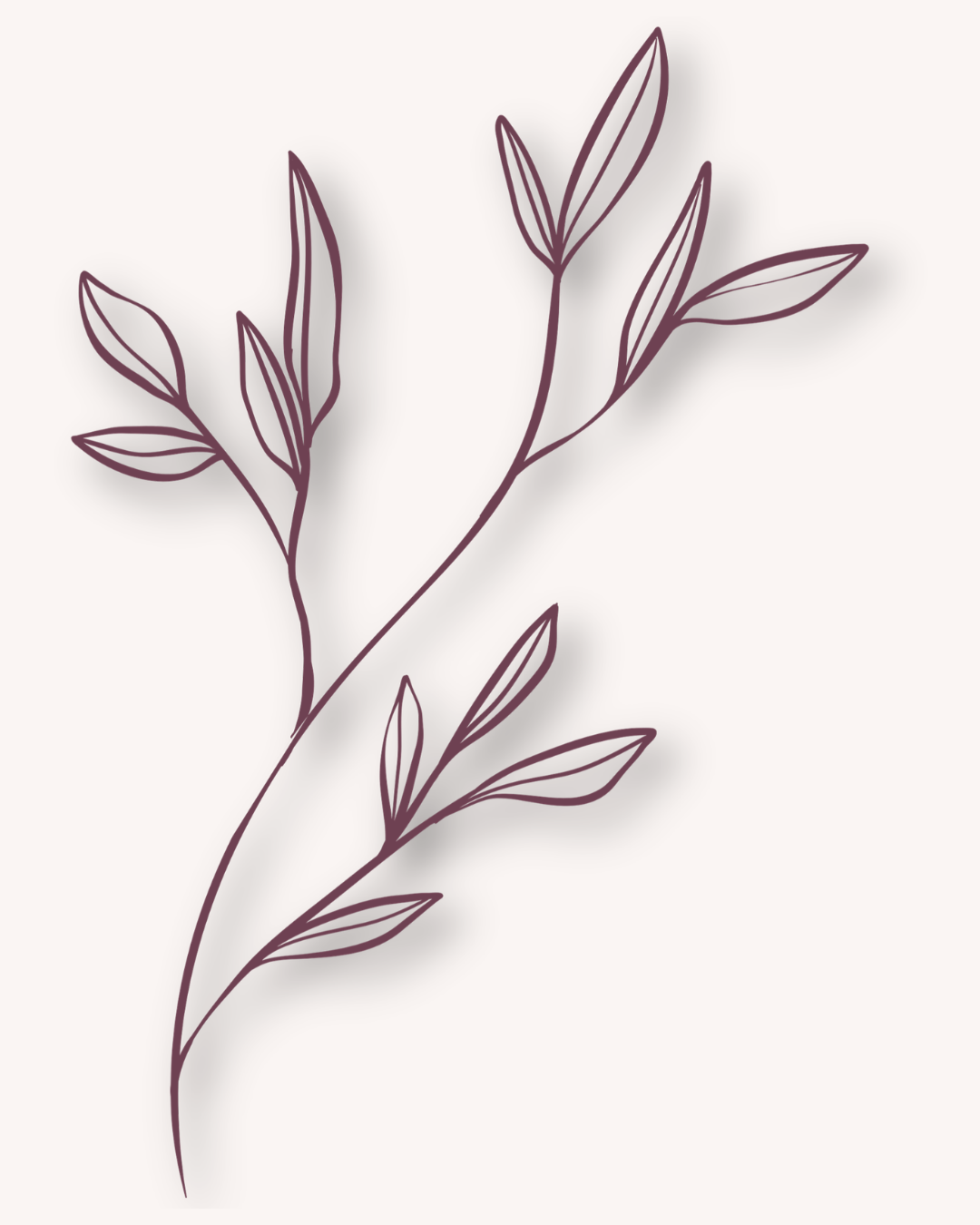 Leaf illustration representing growth, family support, and compassionate ABA therapy at Homestead Behavior Therapy.