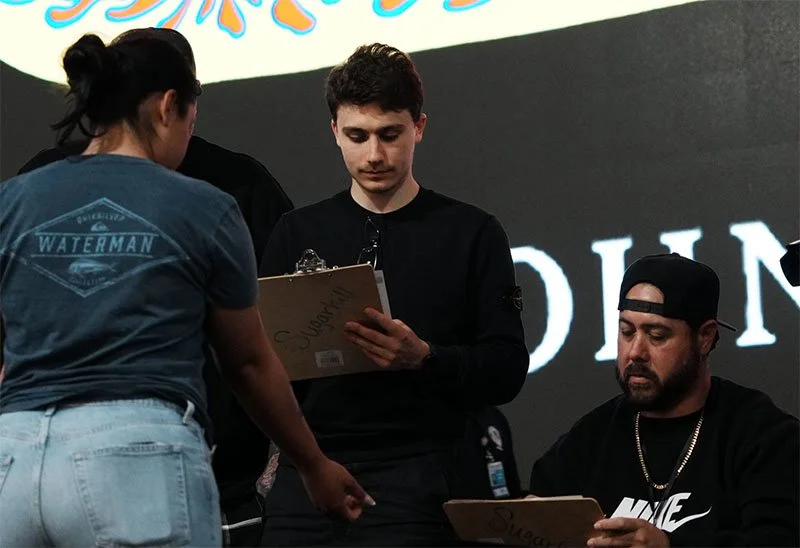 Gregory Mirzoyan judging Fresno Tattoo Convention