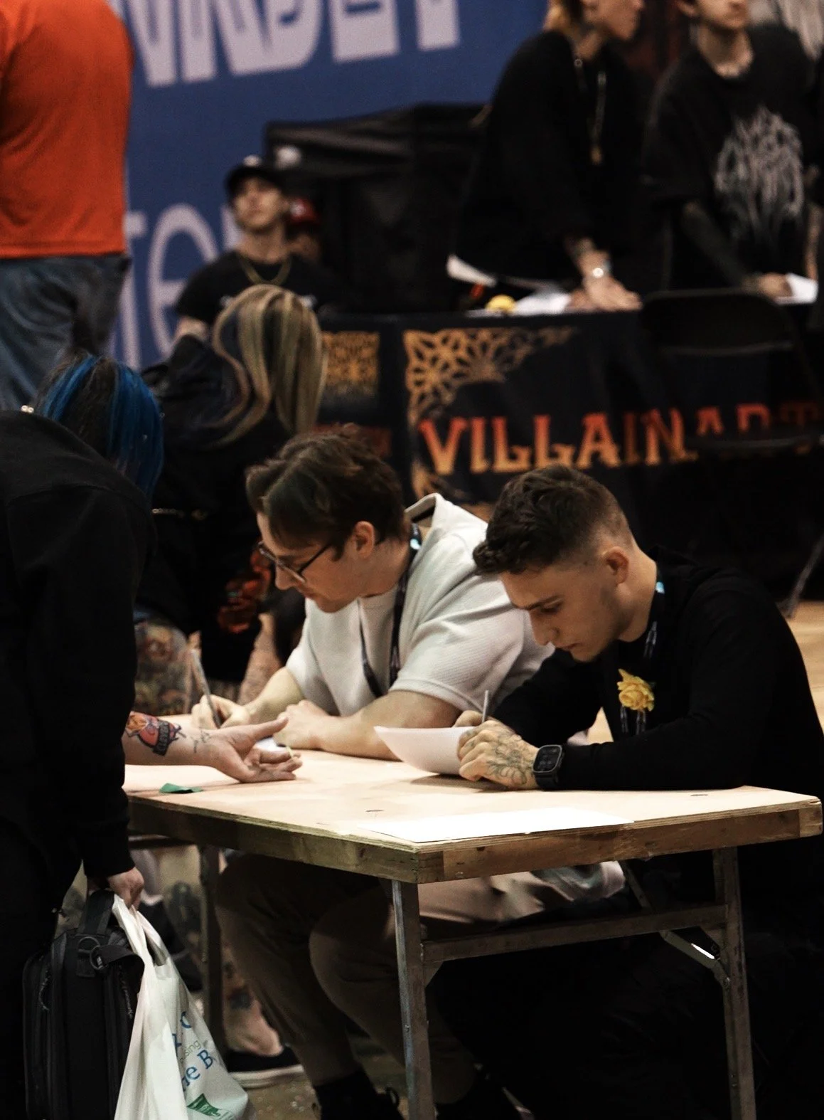 Gregory Mirzoyan judging at Chicago Tattoo Arts Festival