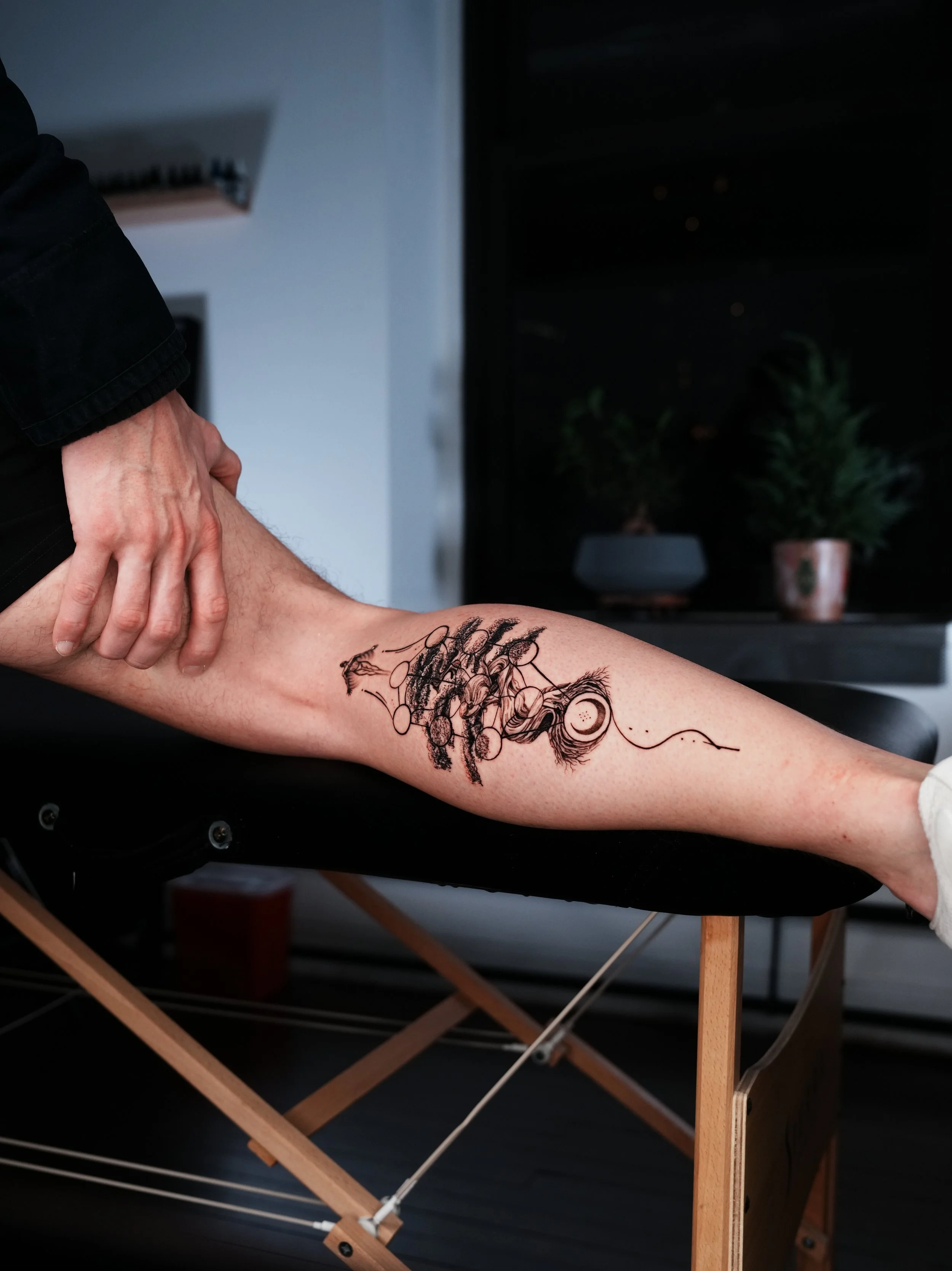 Bonsai micro-realism tattoo in New York City