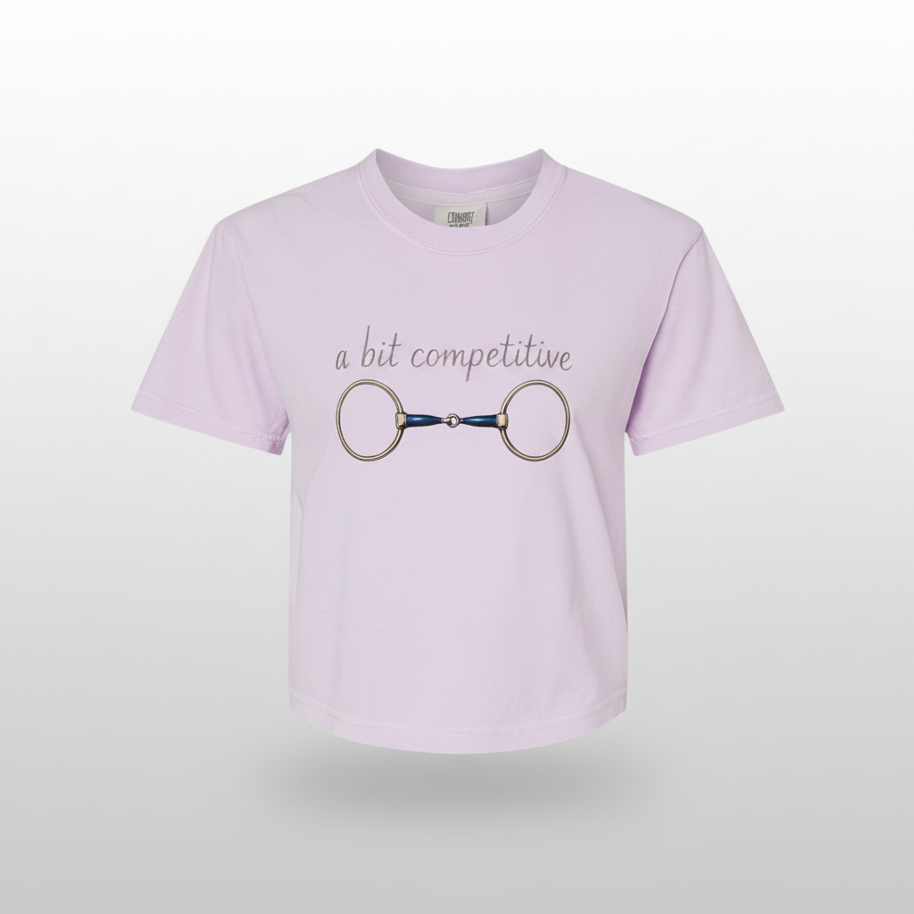 A Bit Competitive Cropped Tee