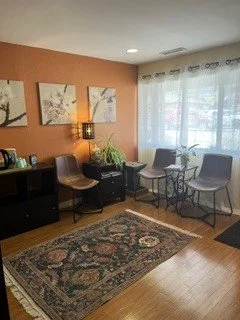 Welcoming waiting room at Enliven Acupuncture in Durango, Colorado