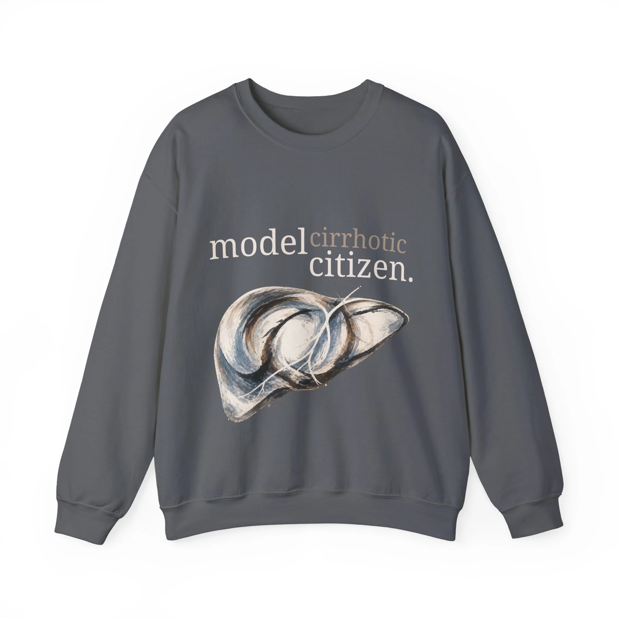 model cirrhotic citizen Crewneck Sweatshirt – 