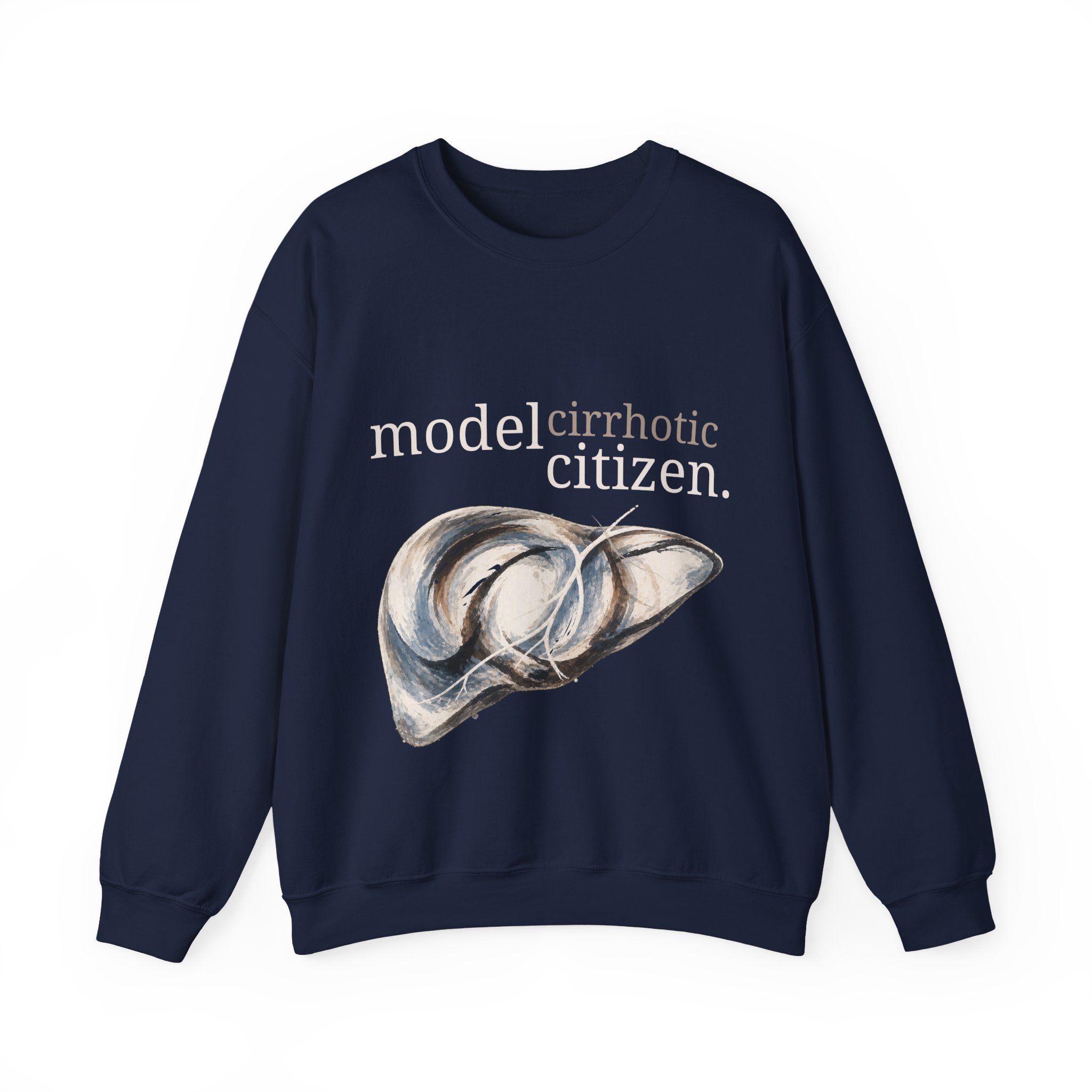 model cirrhotic citizen Crewneck Sweatshirt – 