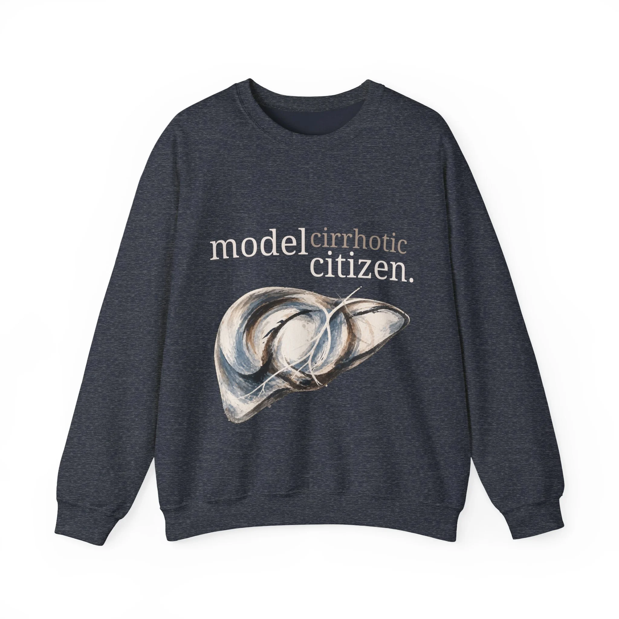 model cirrhotic citizen Crewneck Sweatshirt – 