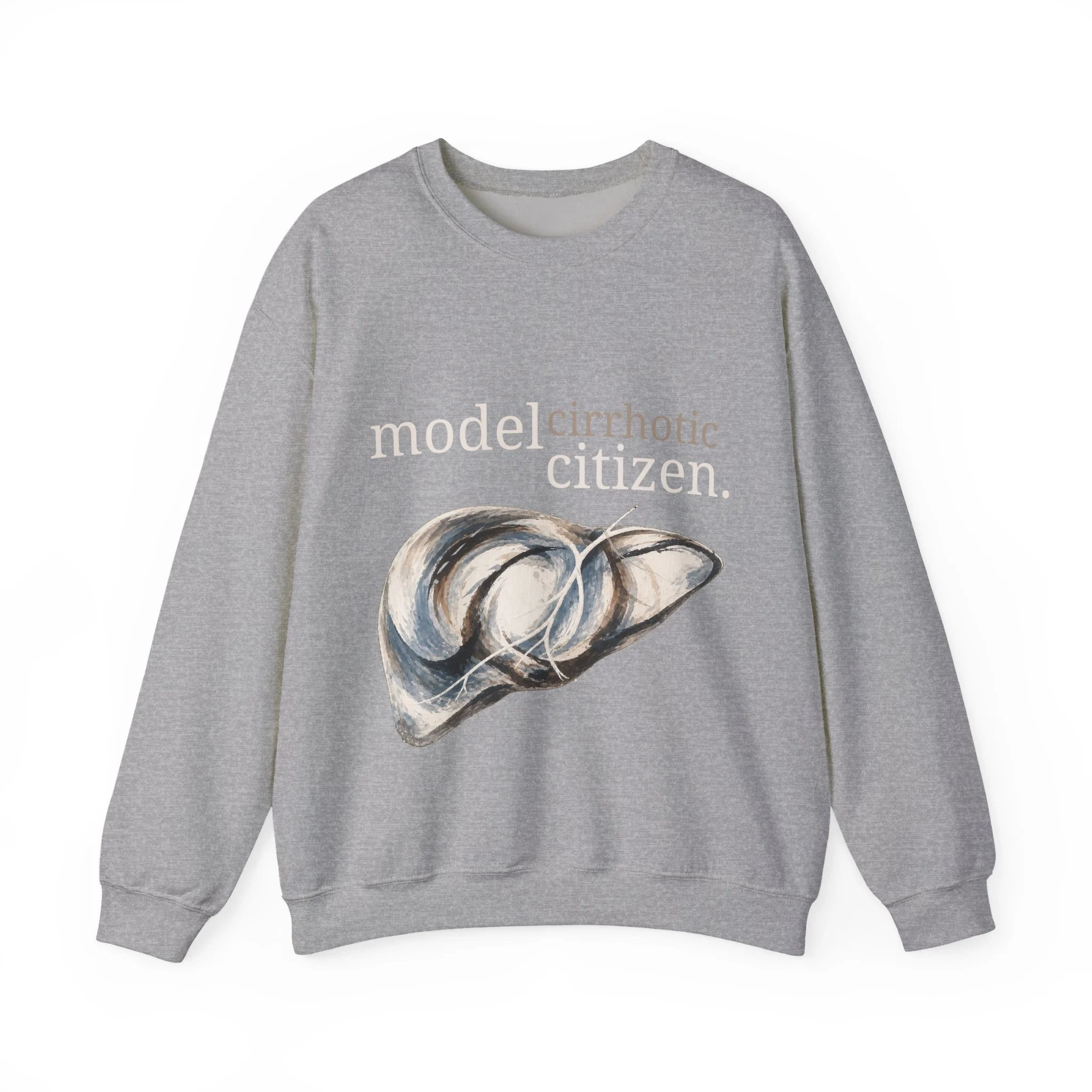 model cirrhotic citizen Crewneck Sweatshirt – 