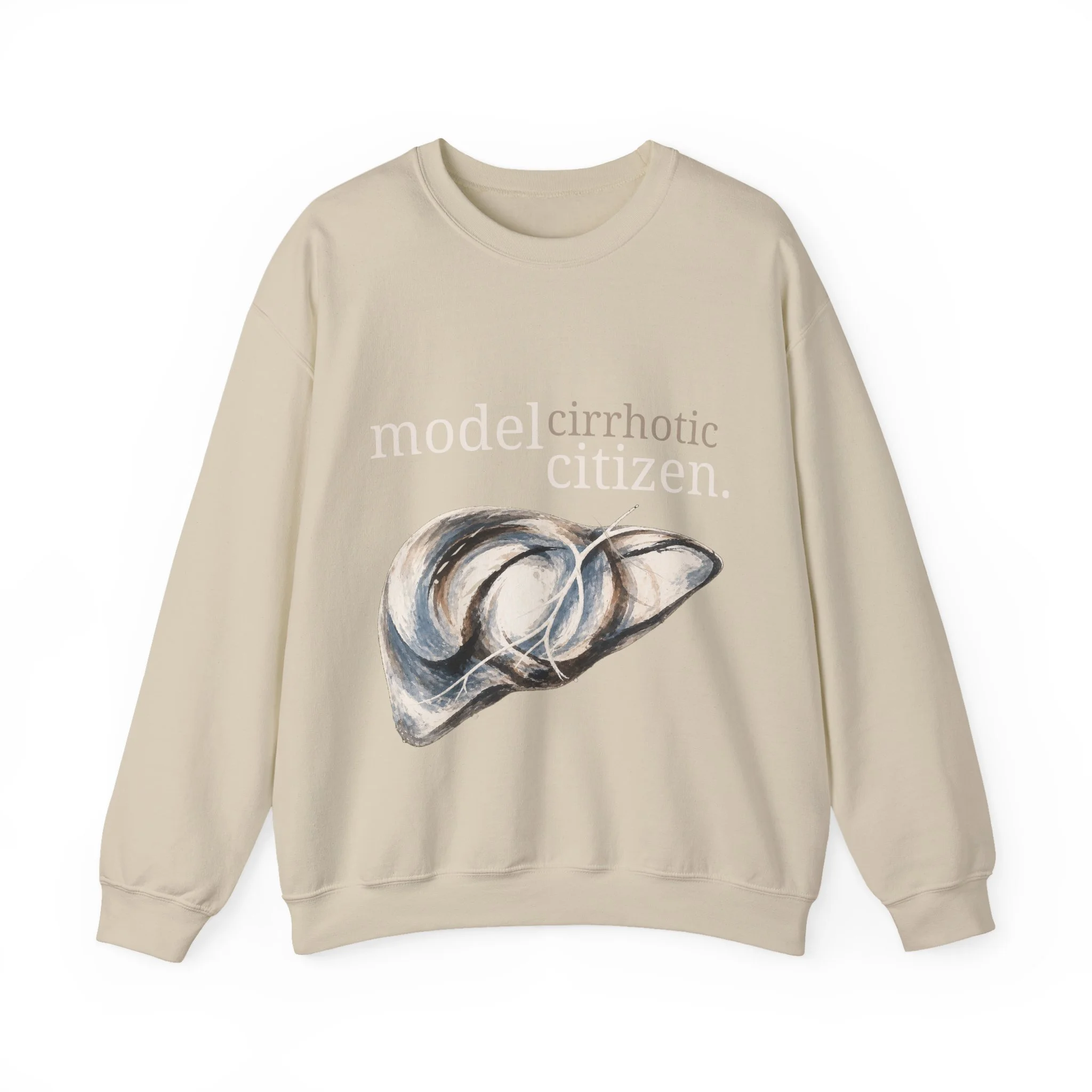 model cirrhotic citizen Crewneck Sweatshirt – 