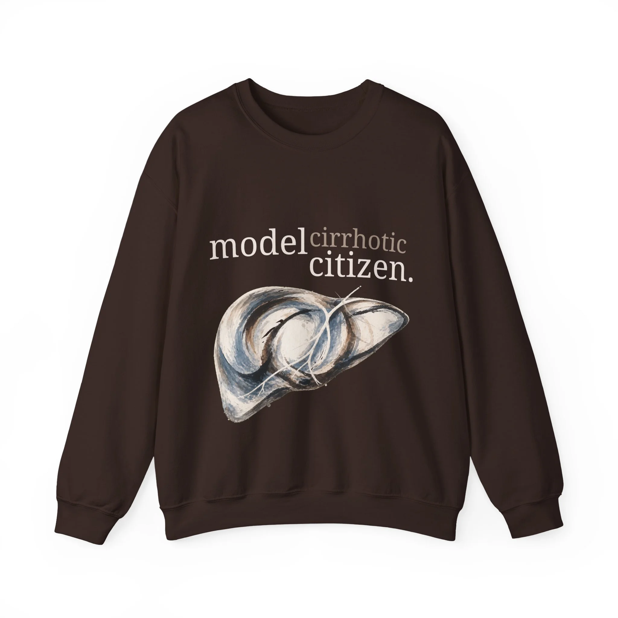 model cirrhotic citizen Crewneck Sweatshirt – 
