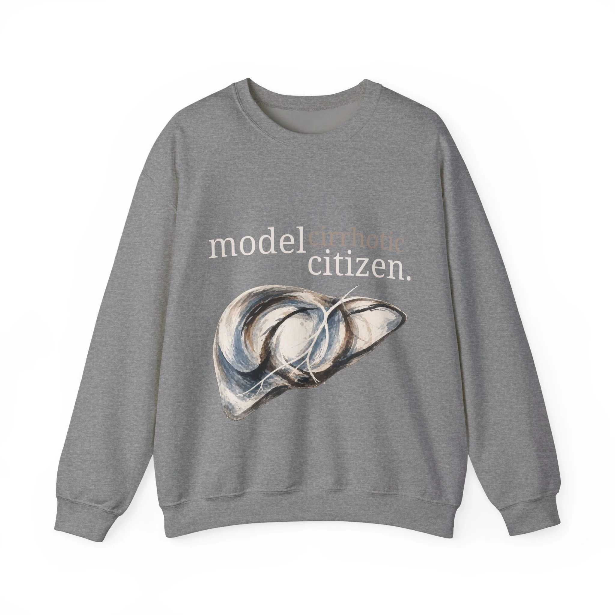 model cirrhotic citizen Crewneck Sweatshirt – 