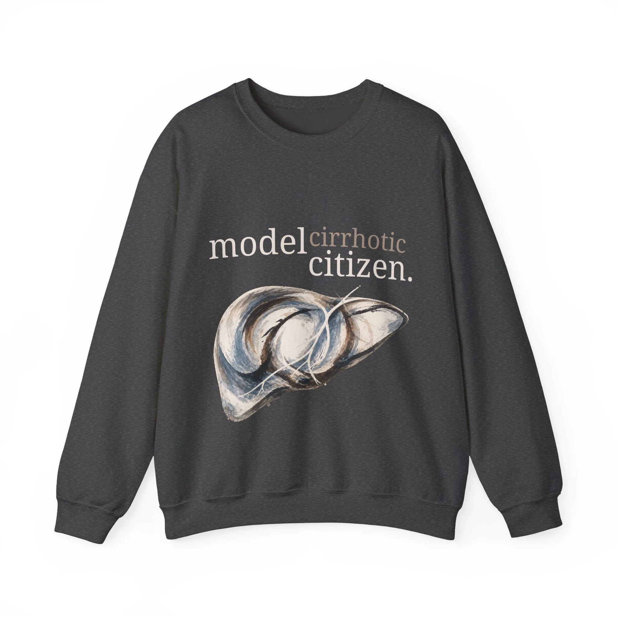 model cirrhotic citizen Crewneck Sweatshirt – 