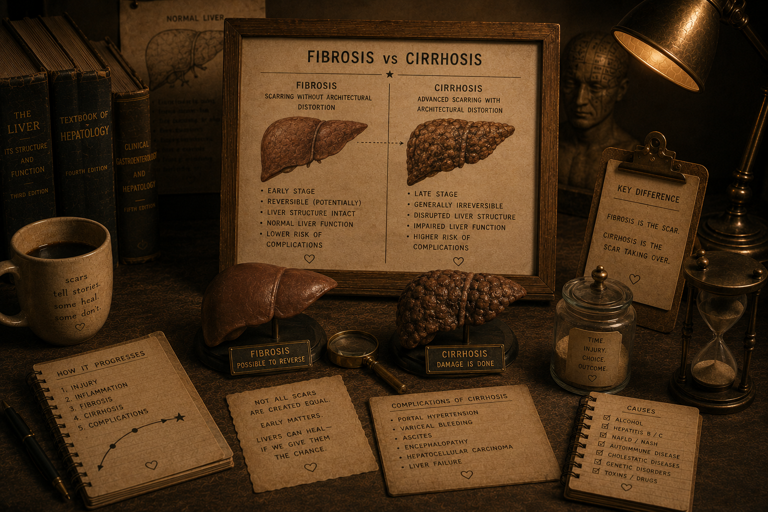 Cirrhosis vs. Fibrosis 