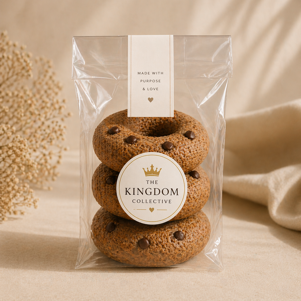 Banana Choco Chips Donuts