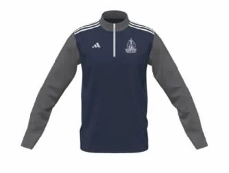 Warriors Adidas 1/4 zip long sleeve top