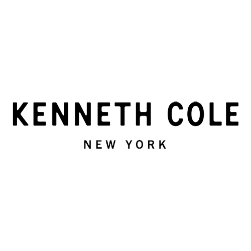Logotipo de la marca Kenneth Cole con el texto 'Kenneth Cole New York' en letras negras sobre fondo blanco.