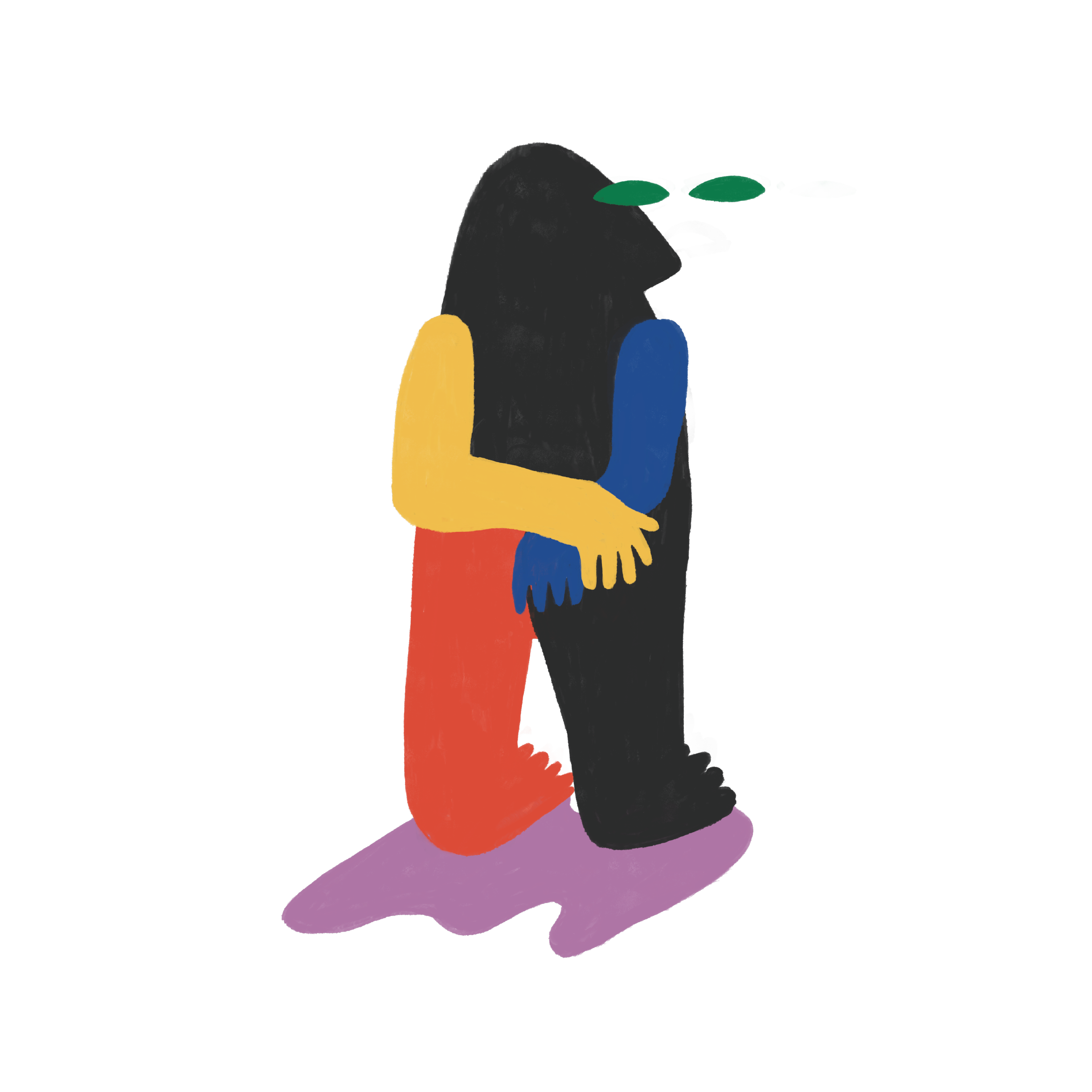 Illustration d'un personnage le dos tourné et les mains croisées dans le dos