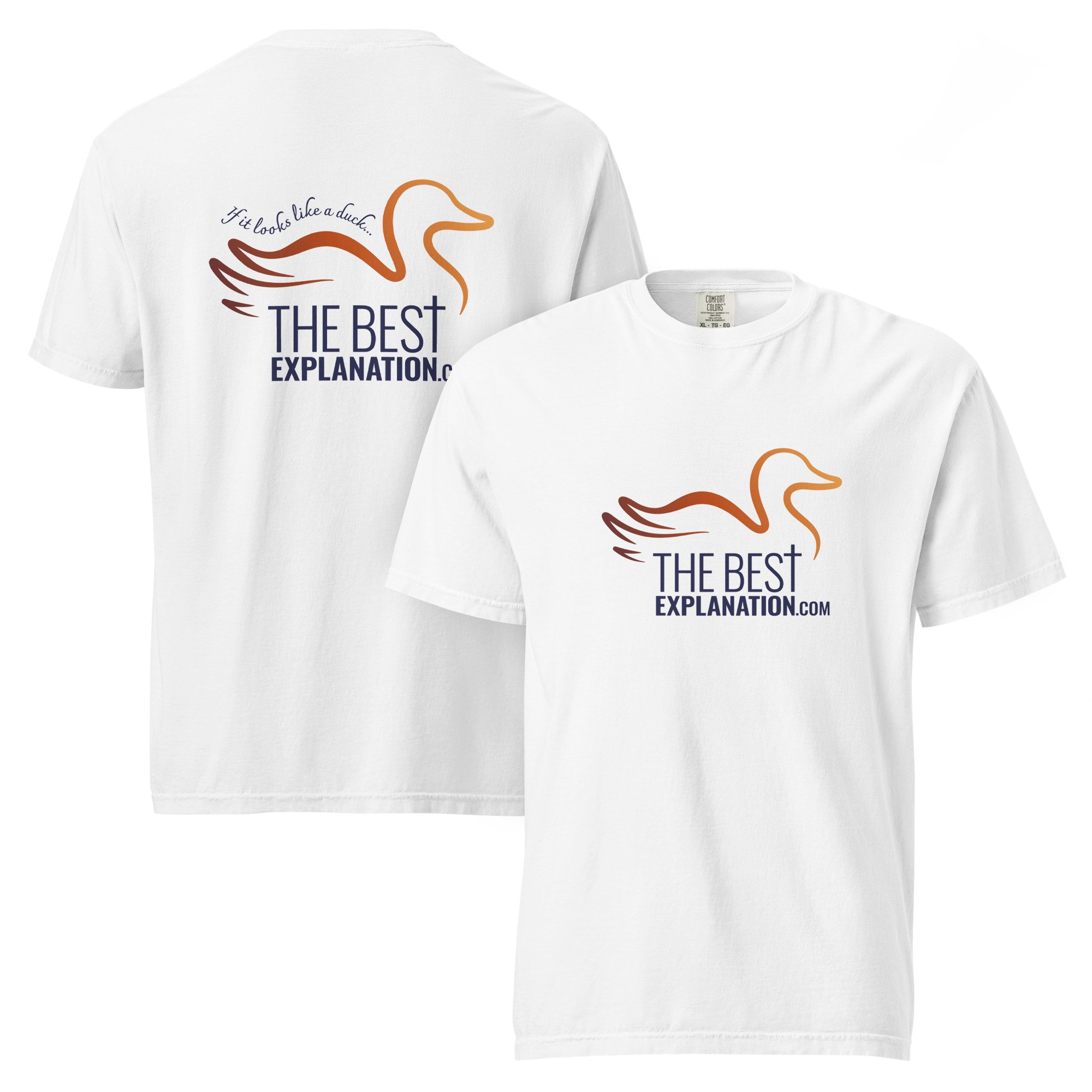 The Best Explanation – Front/Back Logo Tee (multiple colors)