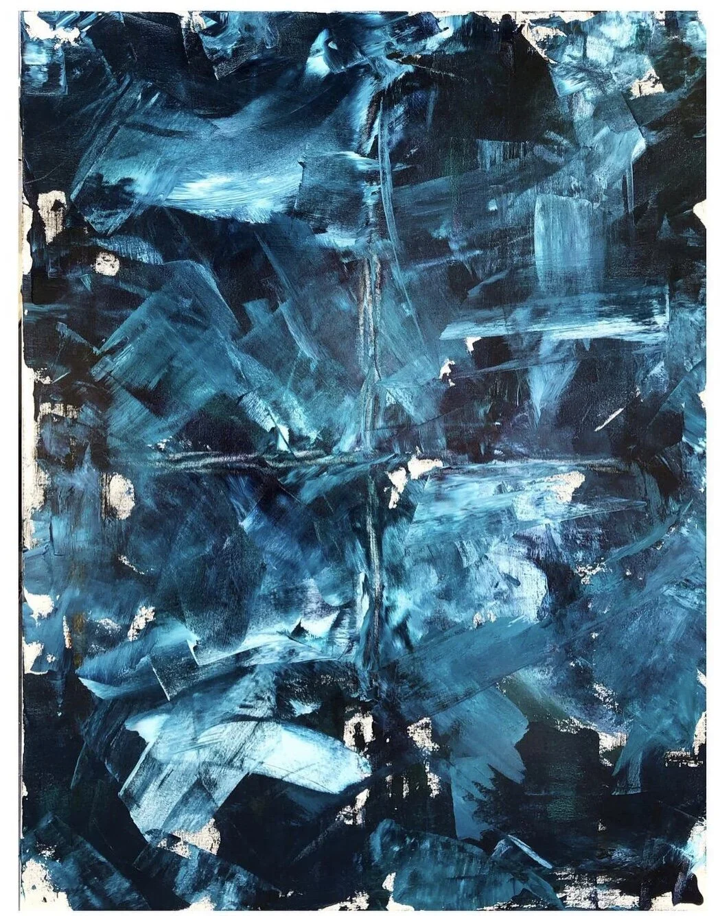 It’s all over now baby blue, 2020

Mixed media on canvas; ink, , acrylic medium, acrylic paint and resin.

30 x 40 in 