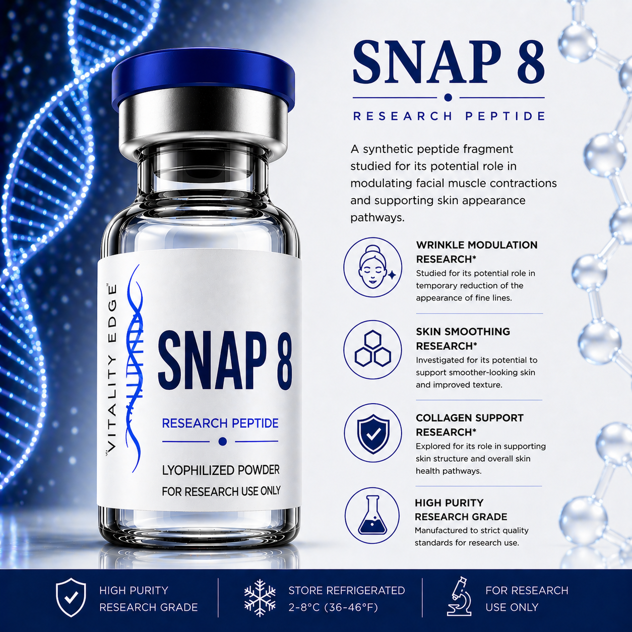 Snap 8 (Topical Use) 10mg Research