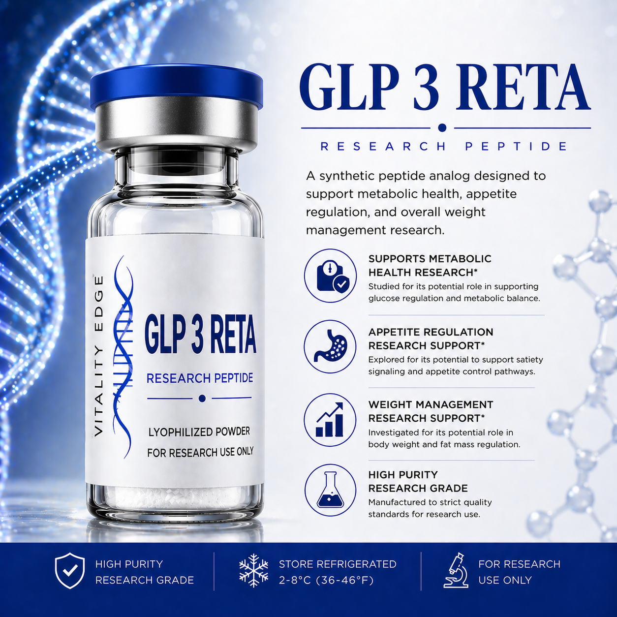 VE-GLP R-10 (10mg) Research
