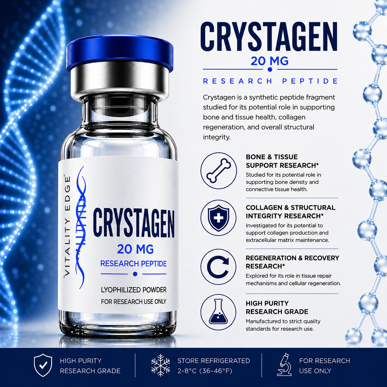 Crystagen (20mg) Research