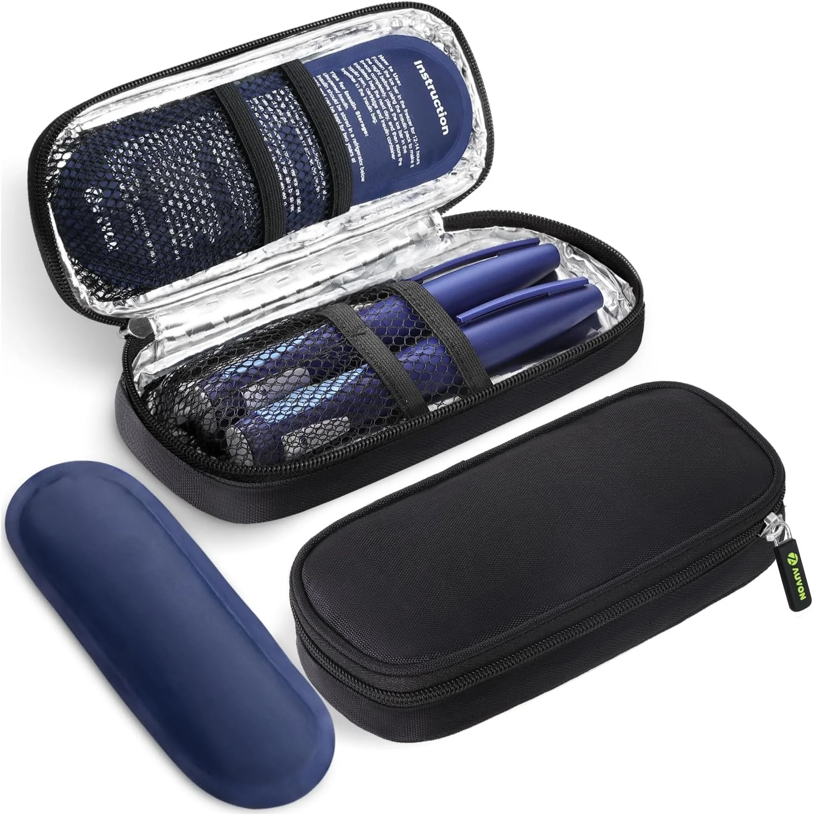 Insulated Travel Medicine Cooler Bag (Case and 1 ice pack ONLY)