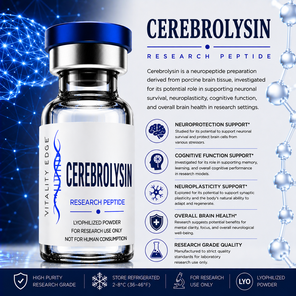 Cerebrolysin (60mg) Research