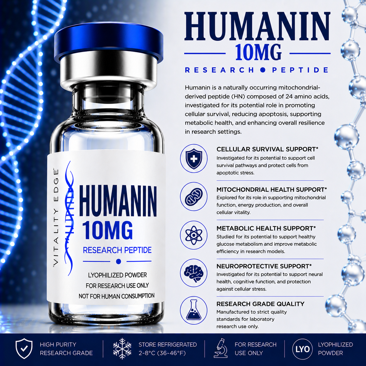 Humanin (10mg) Research