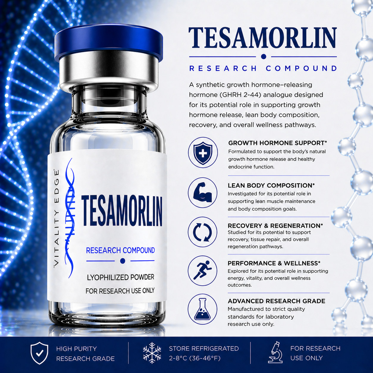 Tesamorelin (5mg) Research