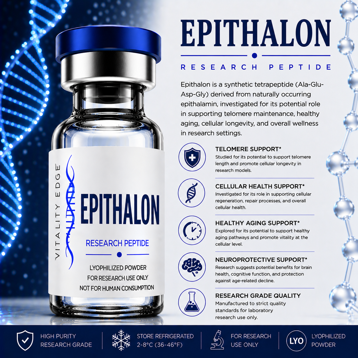 Epithalon (50mg) Research