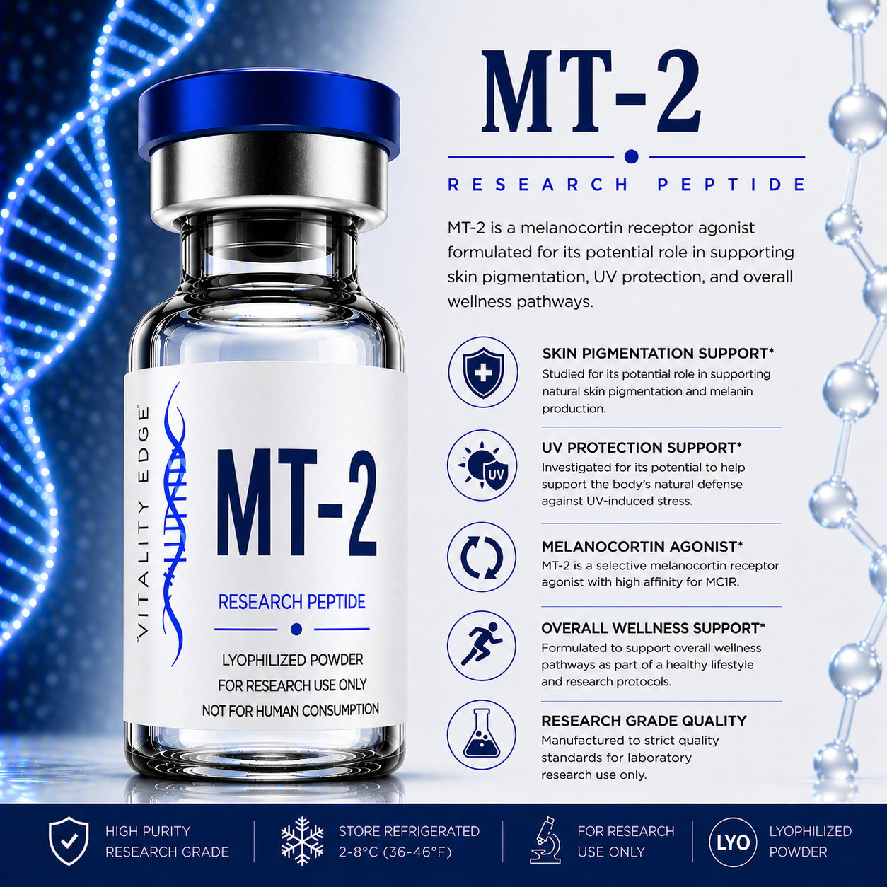 Melanotan II (MT-2) (10mg) Research