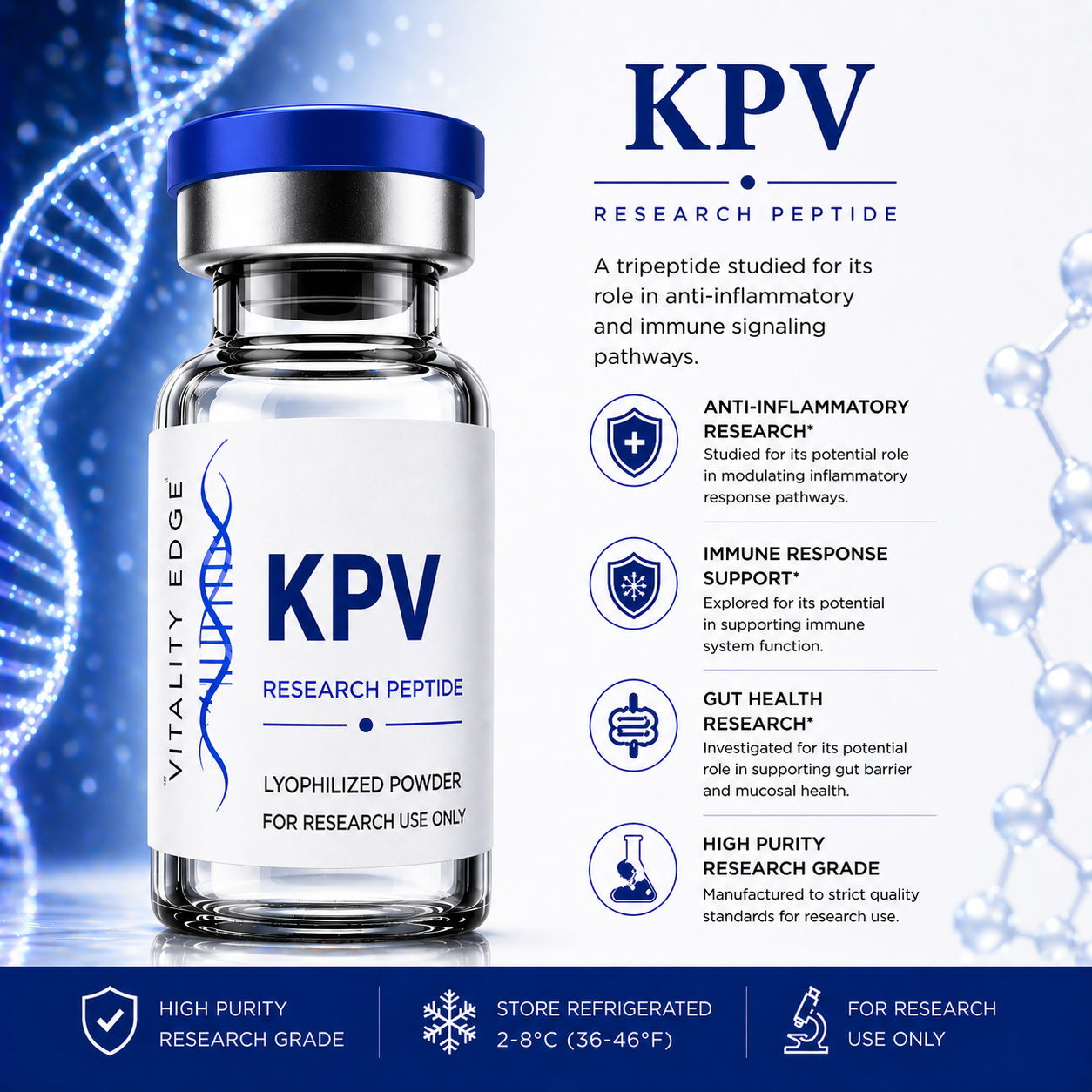 KPV (10mg) Research