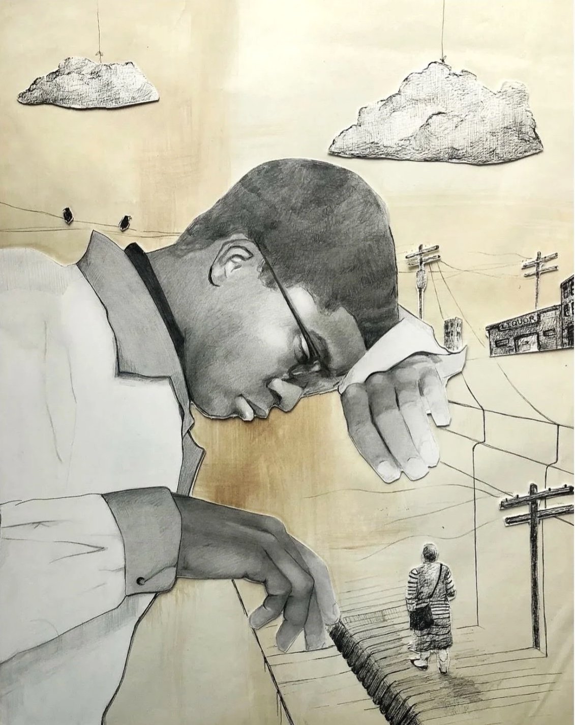 "Herbie Dreaming" began after a photo of Herbie Hancock left me wondering what was going on in Herbies mind when he lied his head on his piano. Was he taking a break, fiddling with keys, lost in thought, saddened or simply dreaming? 