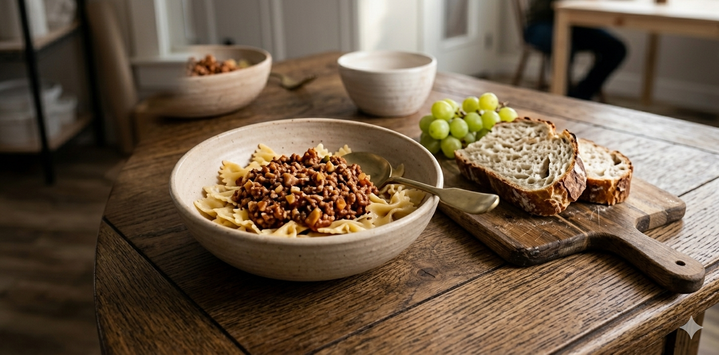 Bolognese, Bow Ties, and the Tuesday Night "Senior Dinner"