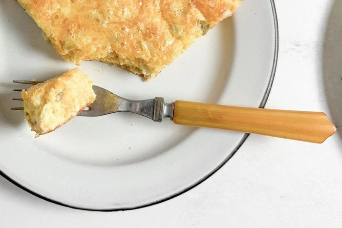 Green Chile Egg Puff