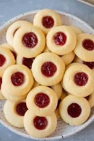 Shortbread Thumbprint Cookies