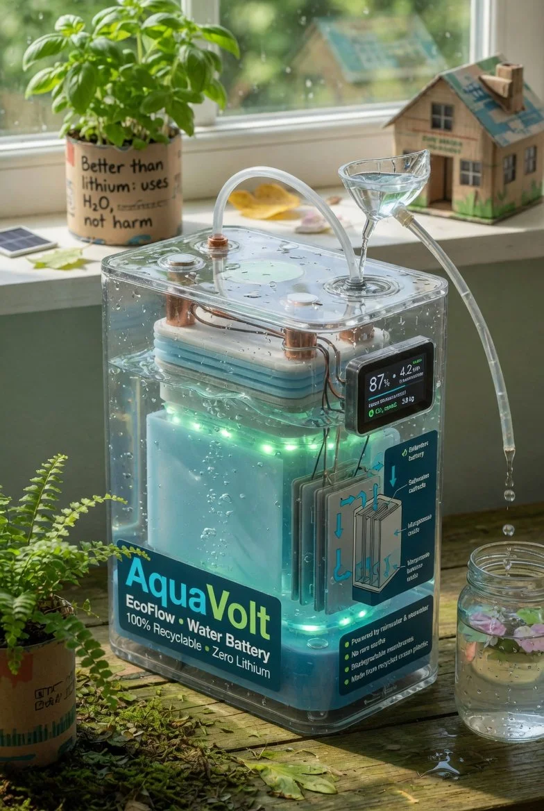A Water Battery That Could Last 300 Years