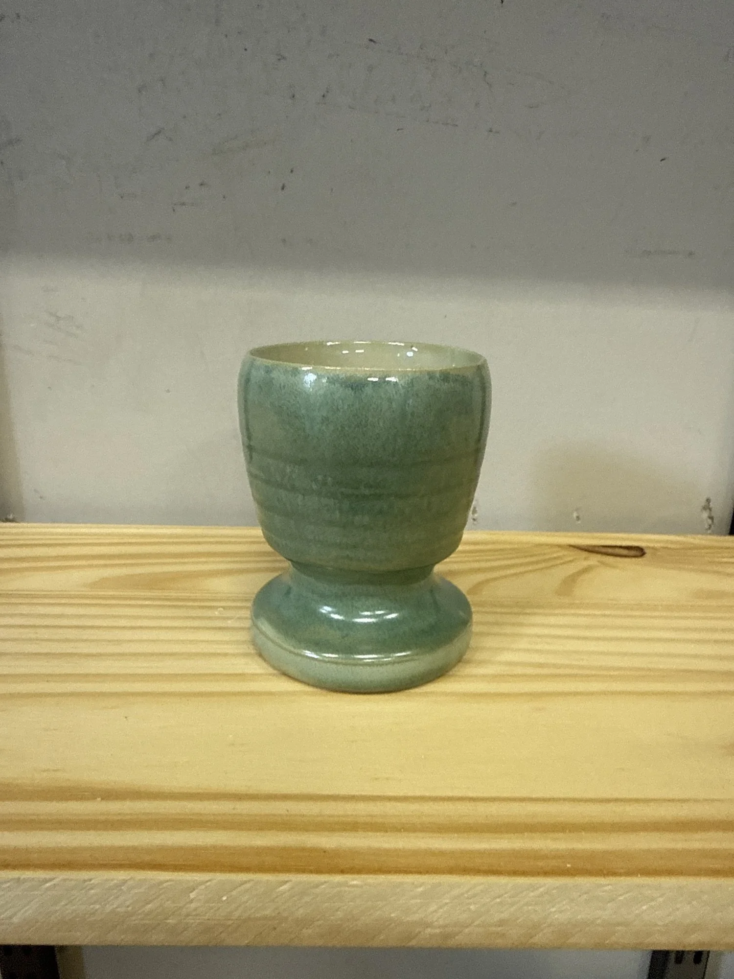 Sage green goblet, 2025